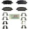 Bosch Blue Disc Brak Disc Brake Pads, Be905H BE905H - alternate 1